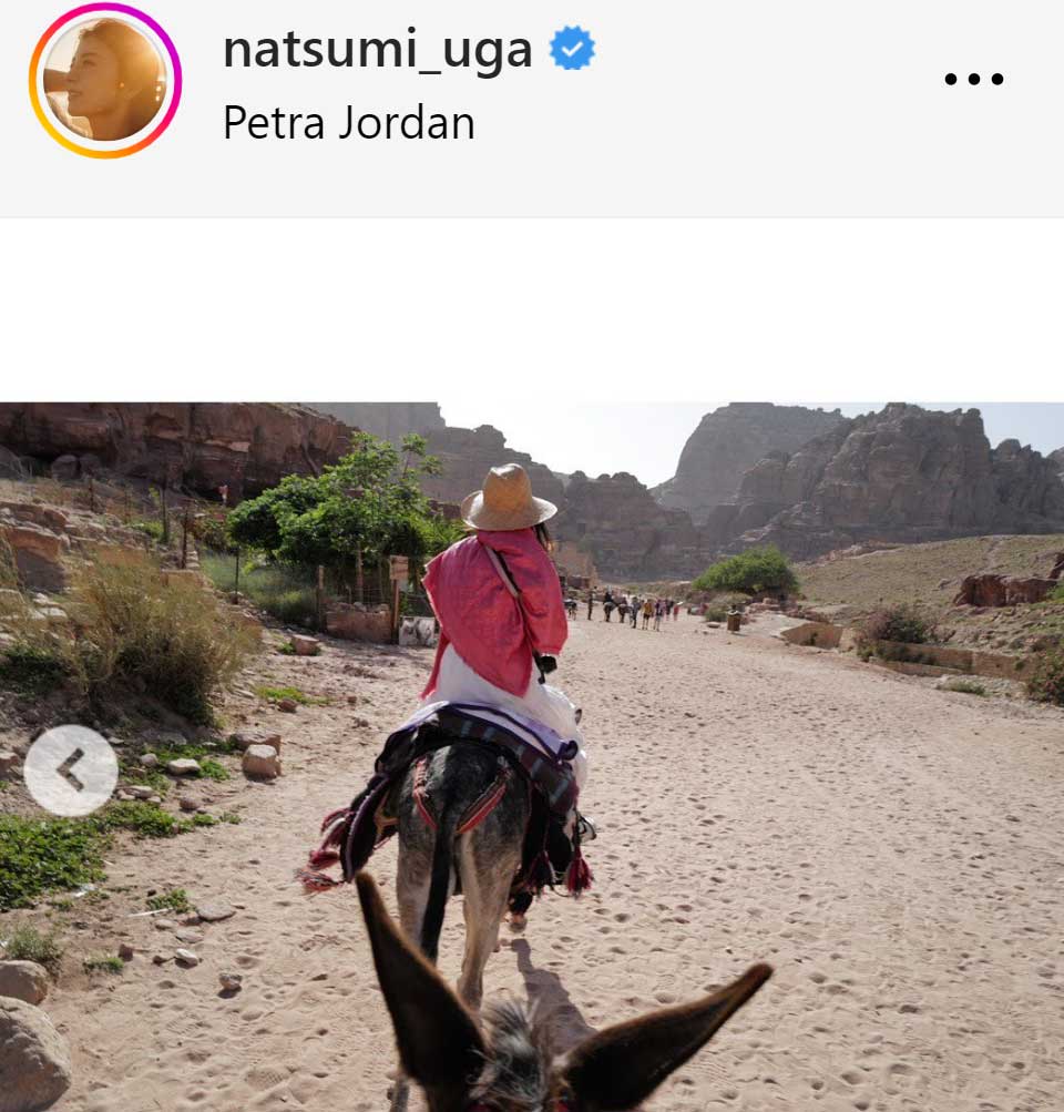 宇賀なつみアナのインスタグラムから