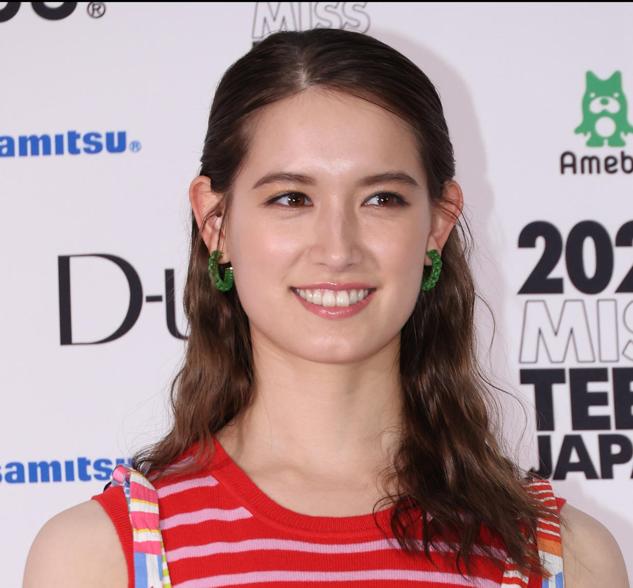 「2024ミス・ティーン・ジャパン」開催発表会見を行ったトラウデン直美（撮影・中島郁夫）