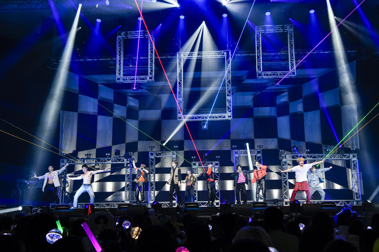「TOKYO FM LIVE INCLUSION 2023」に出演し、INIとコラボパフォーマンスを披露したGENERATIONS