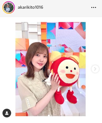 鬼頭明里のインスタグラムから