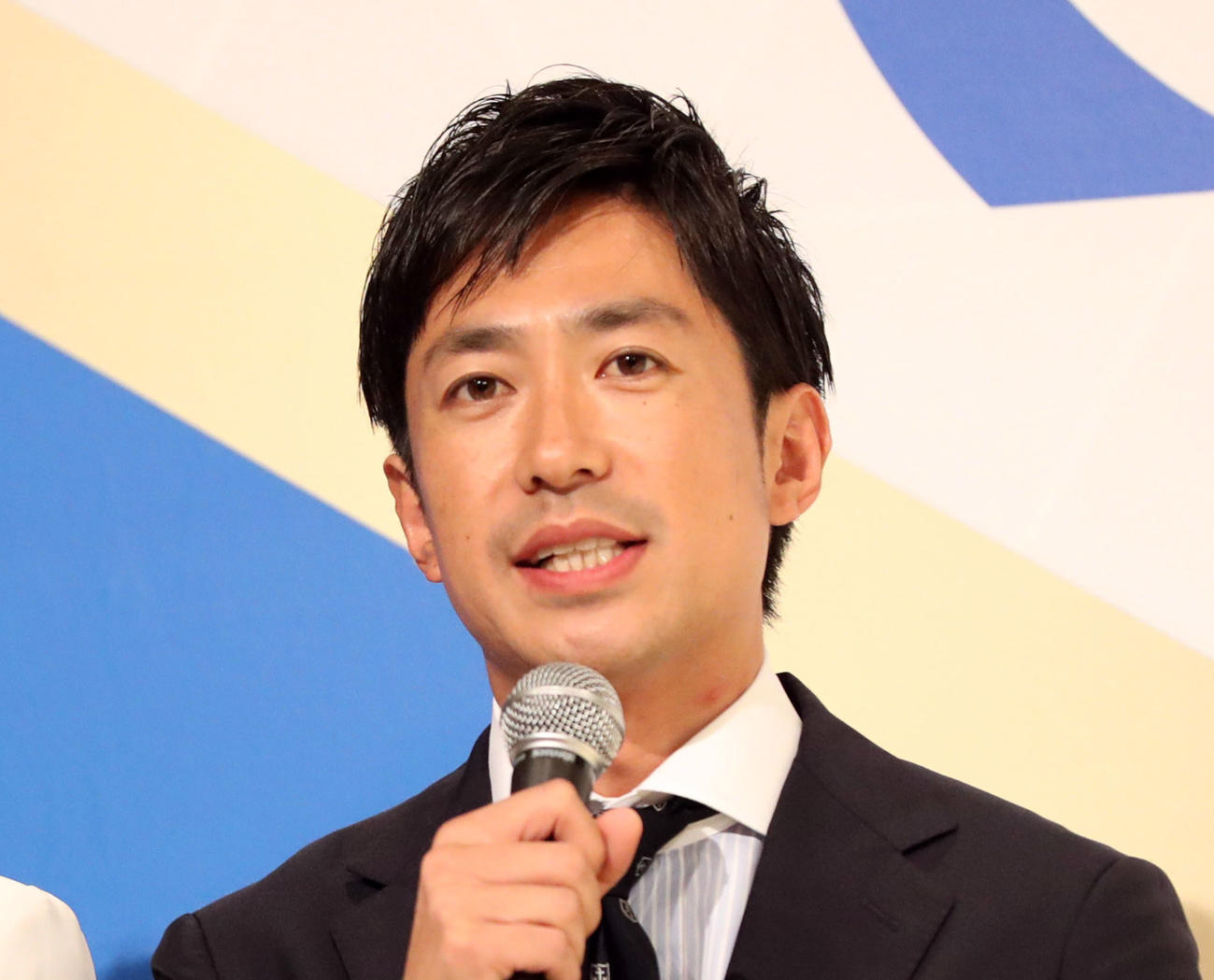田中毅アナウンサー（16年11月撮影）