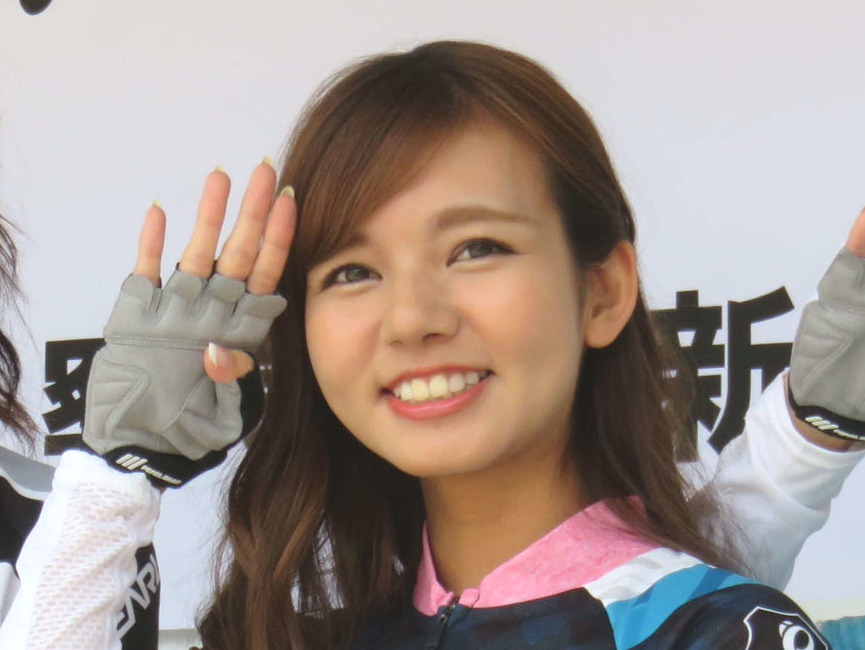 田中毅アナの妻にわみきほ（16年5月撮影）