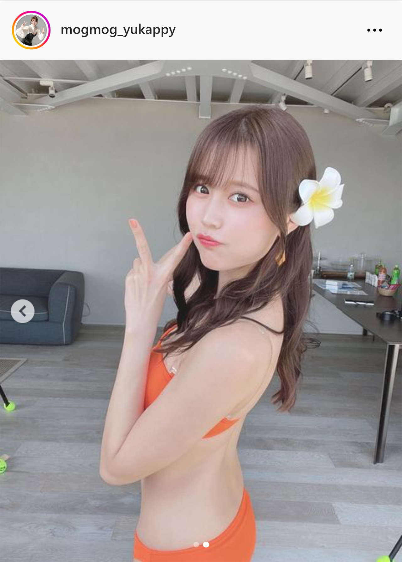 小日向ゆかのインスタグラムから