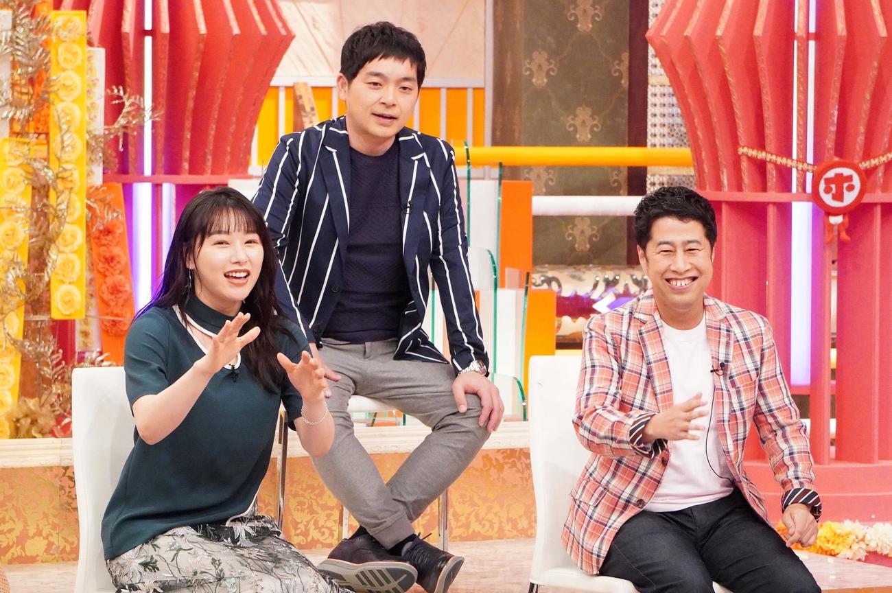 フジテレビ「ホンマでっか！？TV」に出演する、上段は河本太、下段は桜井日奈子、井口浩之（C）フジテレビ