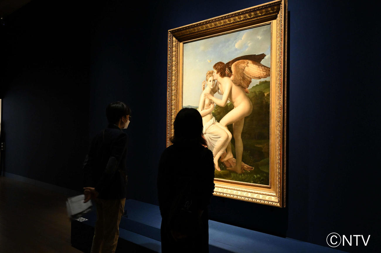 「ルーヴル美術館展　愛を描く」の内観