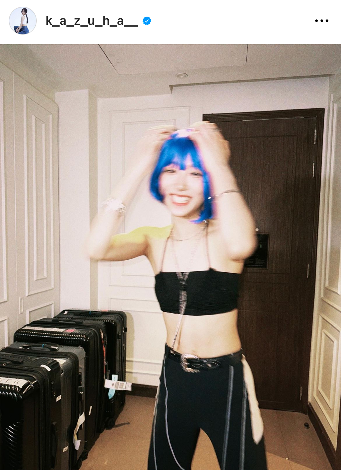 KAZUHAのインスタグラムから