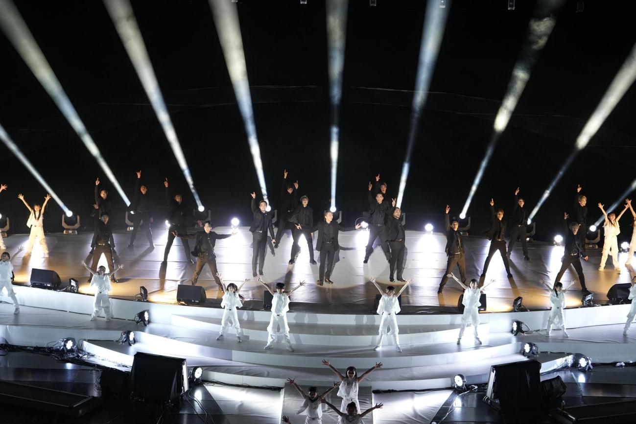 「＃HIROSHIMAミライバトン」に出演したEXILE、GENERATIONS、LIL LEAGUEのメンバーら