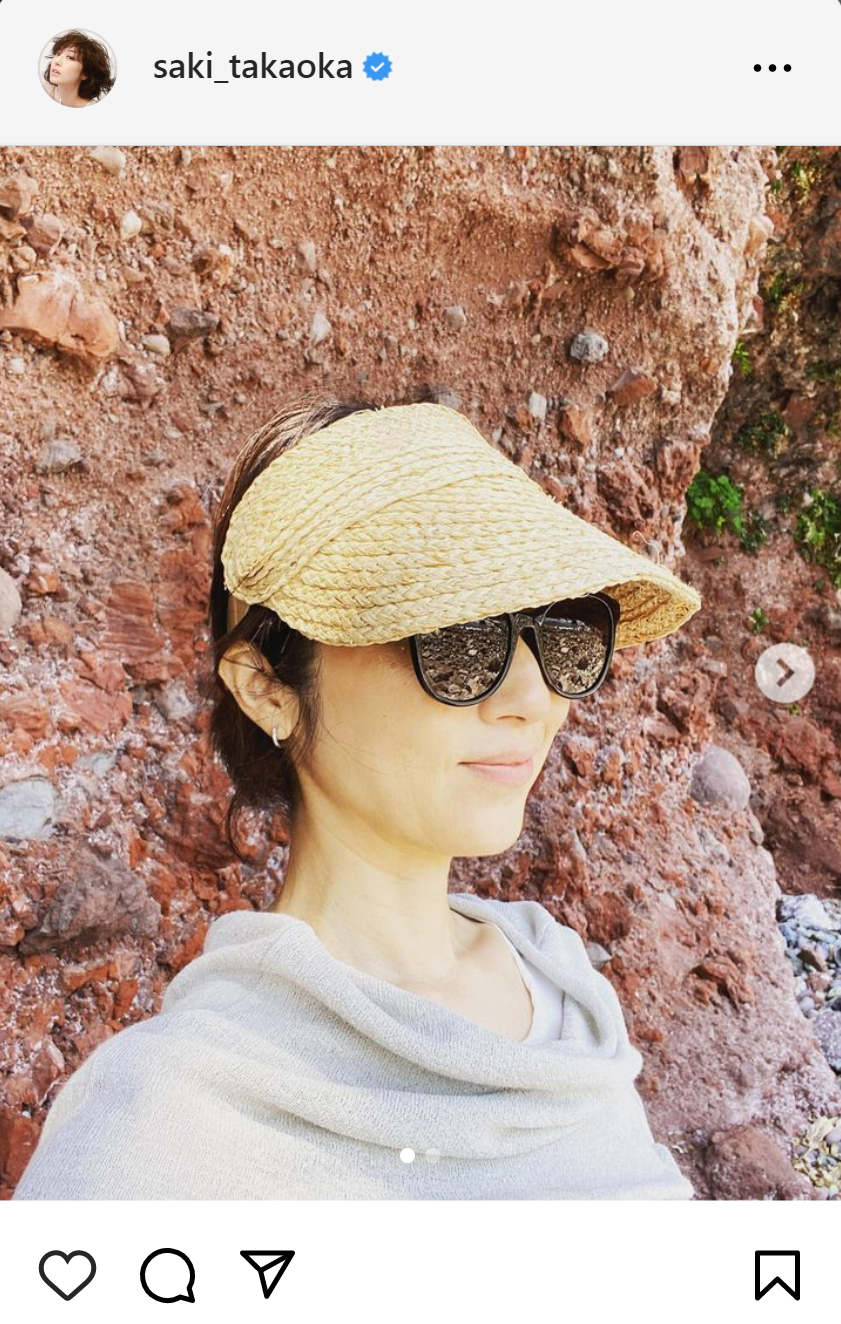 高岡早紀のインスタグラムから