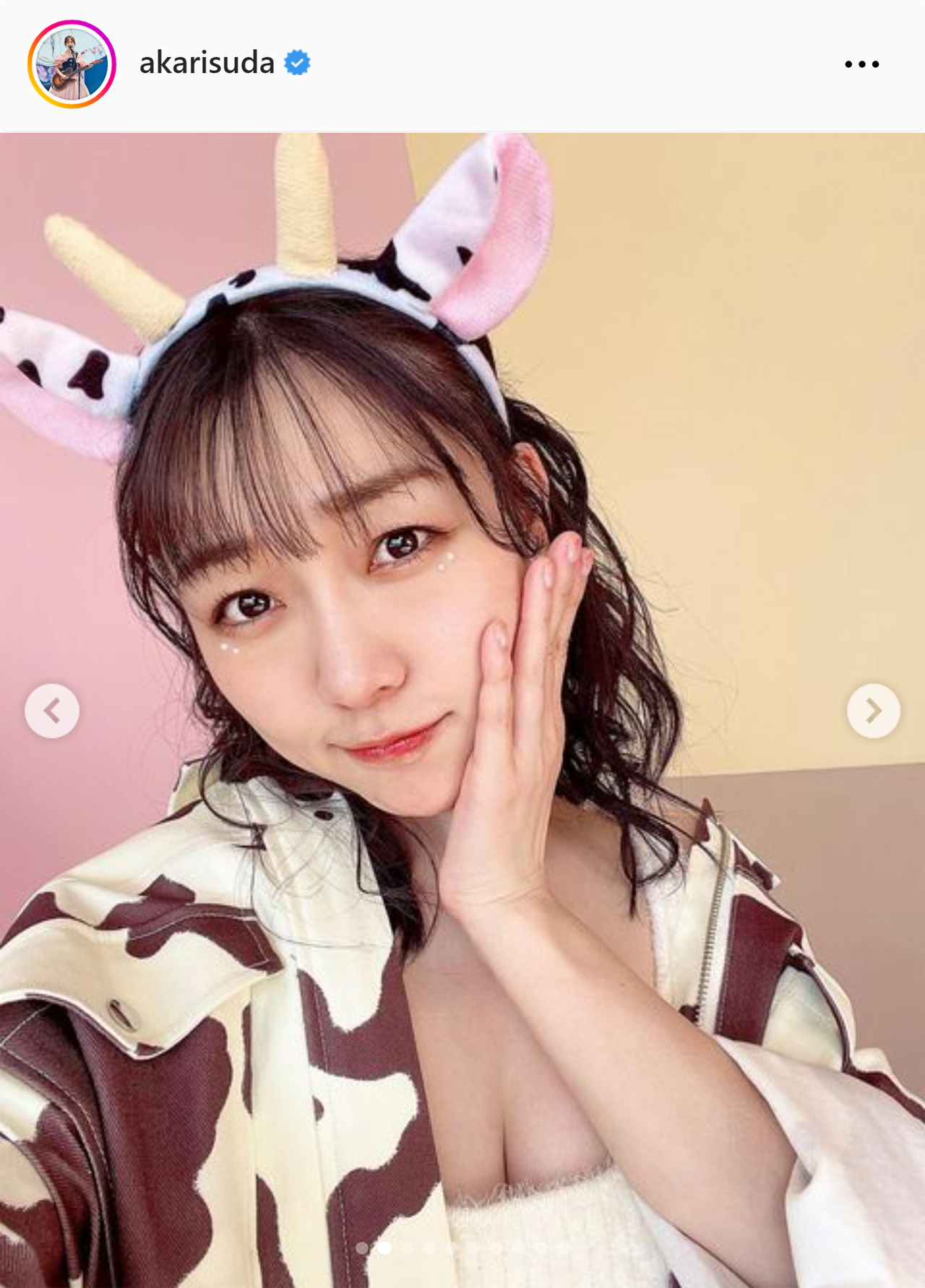 須田亜香里のインスタグラムから