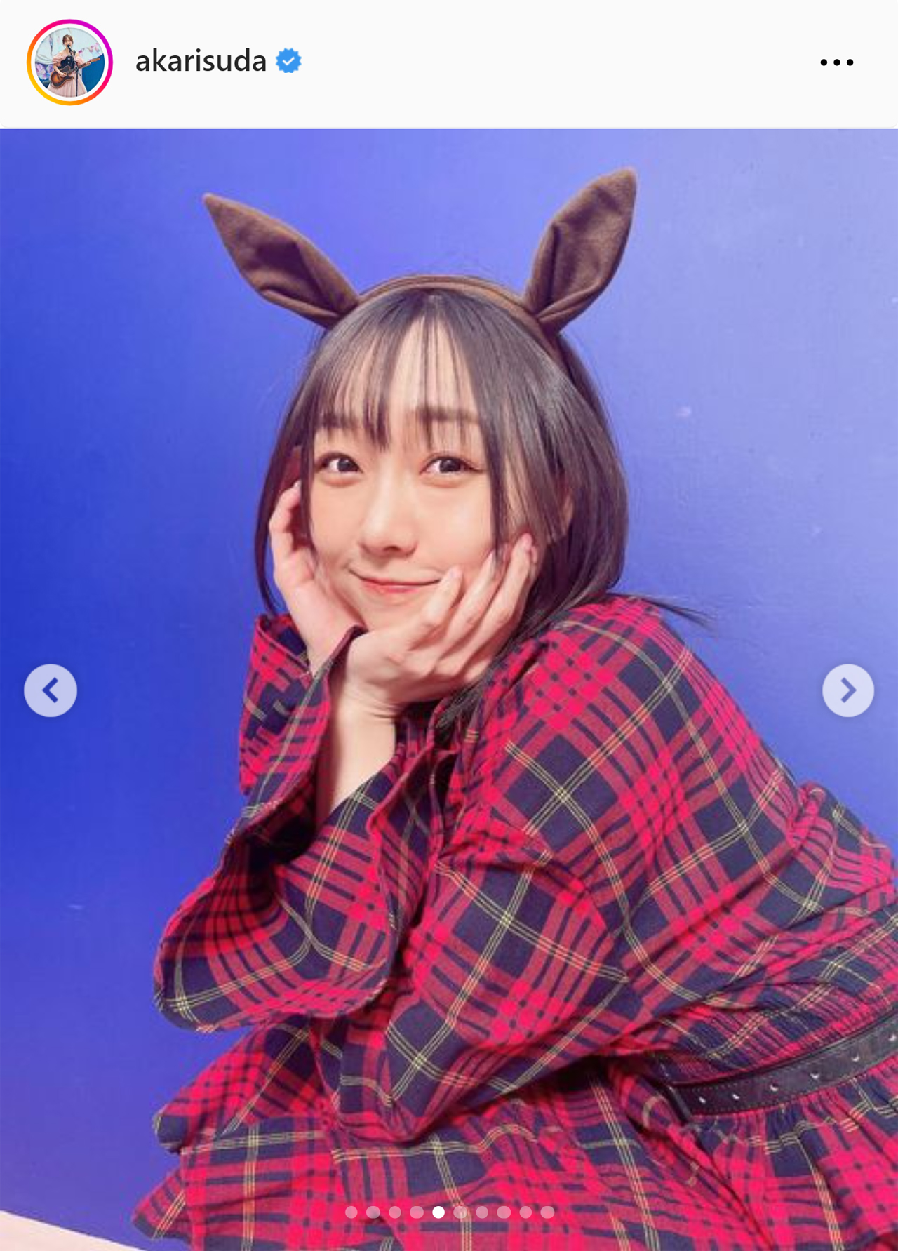 須田亜香里のインスタグラムから