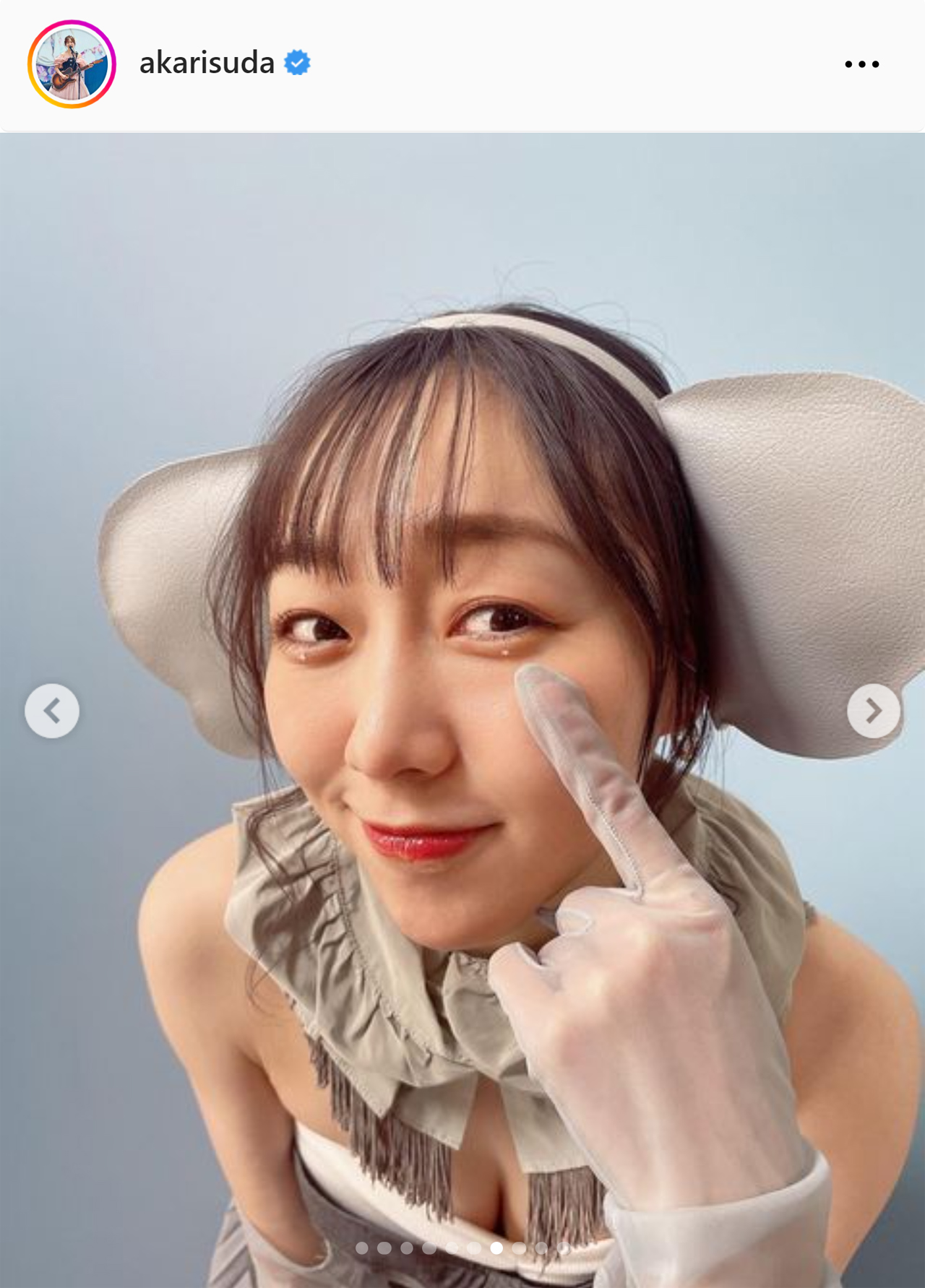 須田亜香里のインスタグラムから