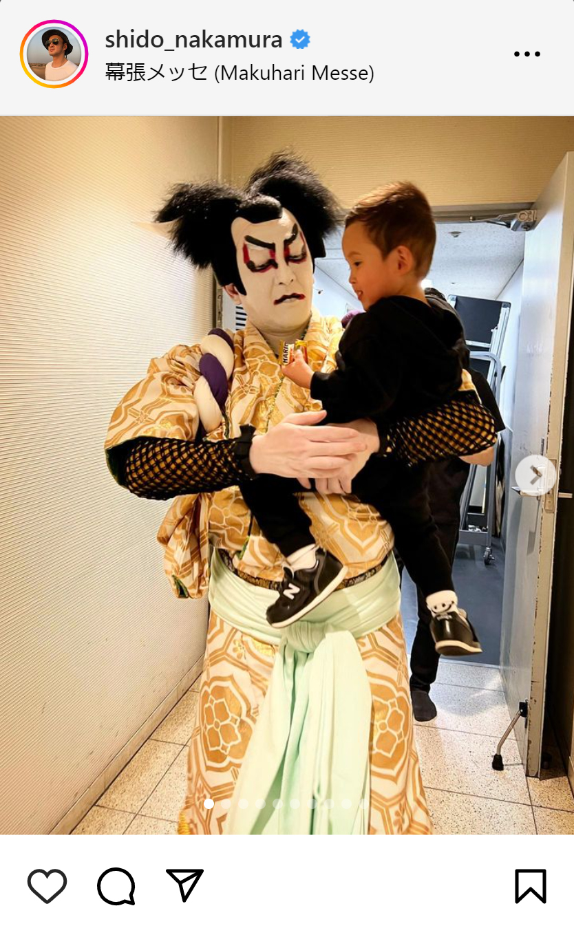中村獅童のインスタグラムから
