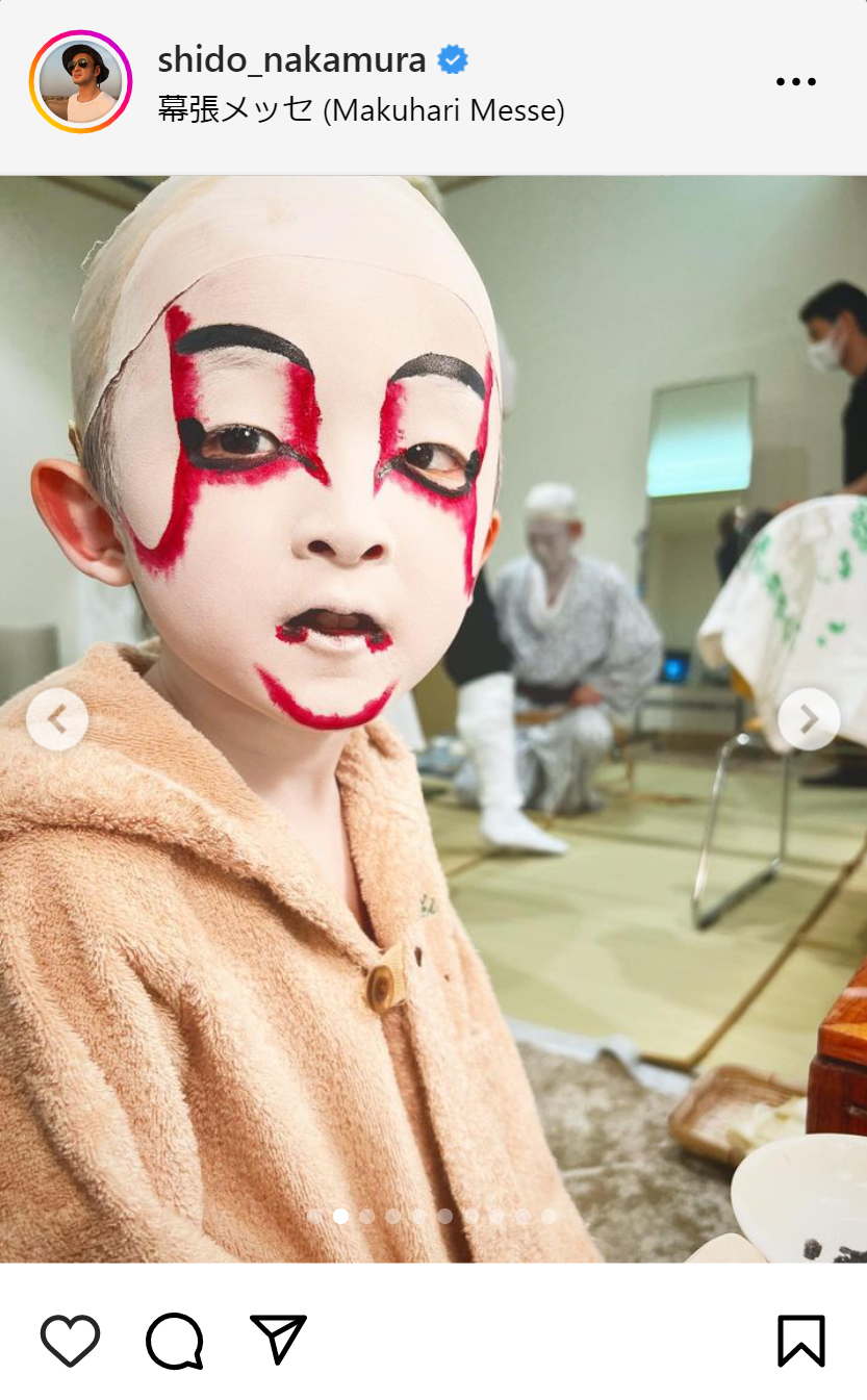 中村獅童のインスタグラムから