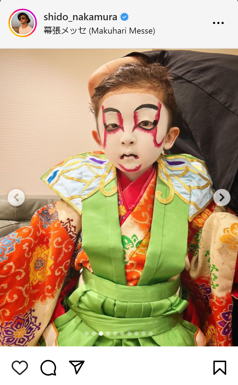 中村獅童のインスタグラムから