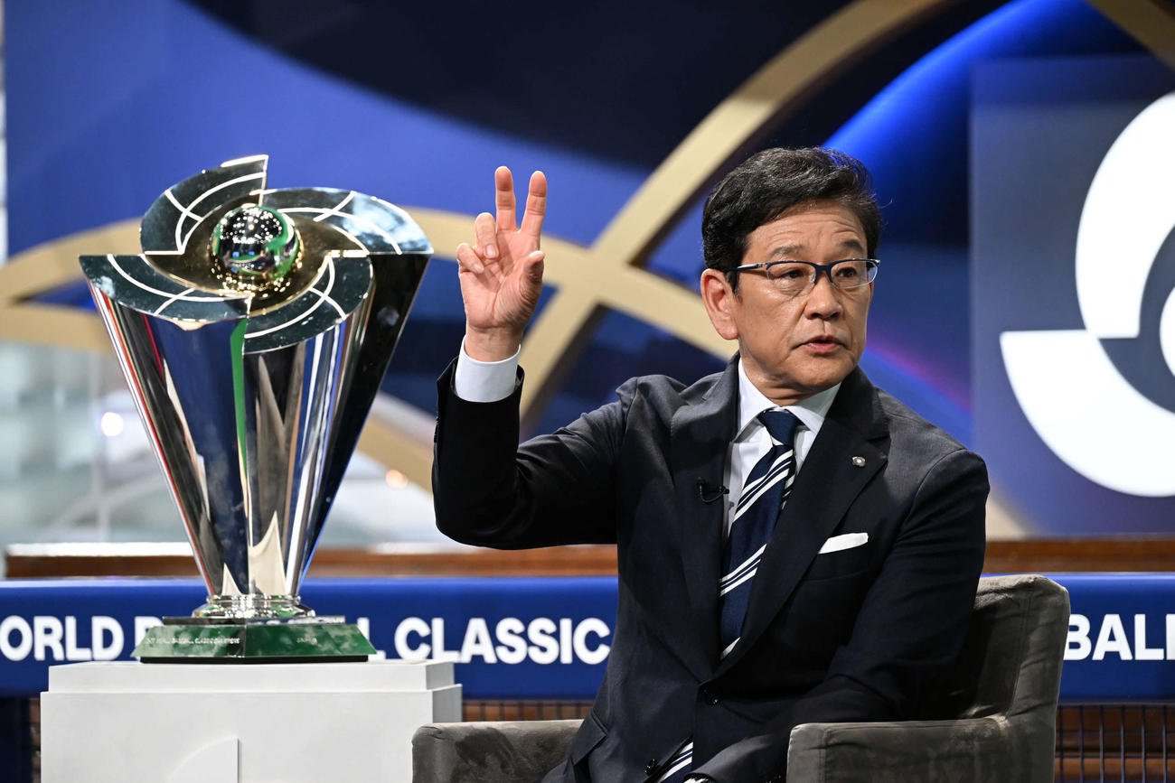 テレビ朝日系特番「緊急特報！侍ジャパンWBC世界一の熱狂！」に出演する栗山英樹監督