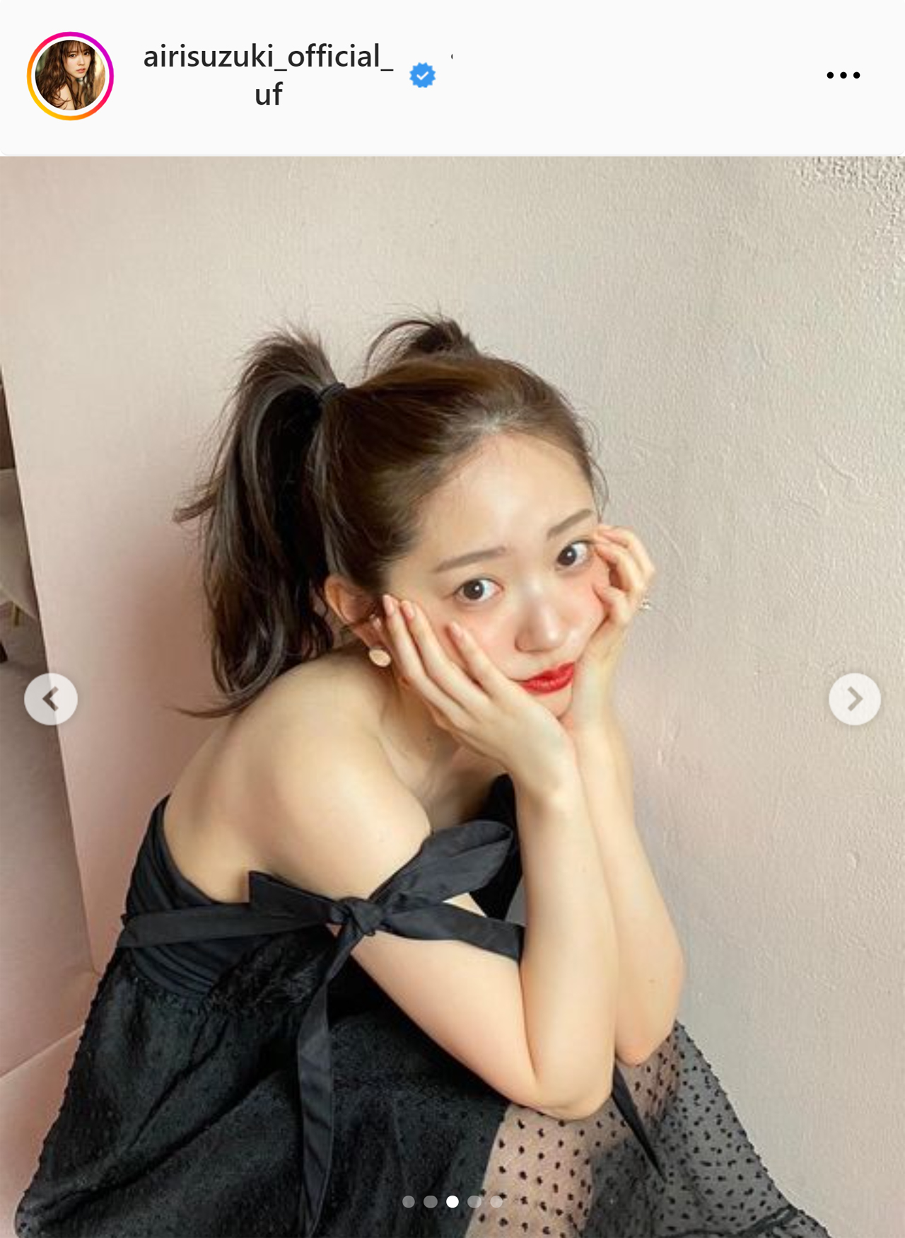 鈴木愛理のインスタグラムから