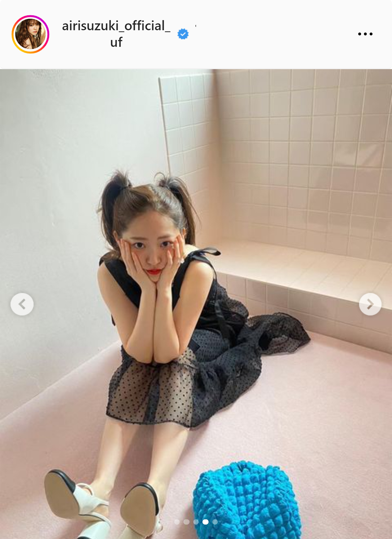 鈴木愛理のインスタグラムから