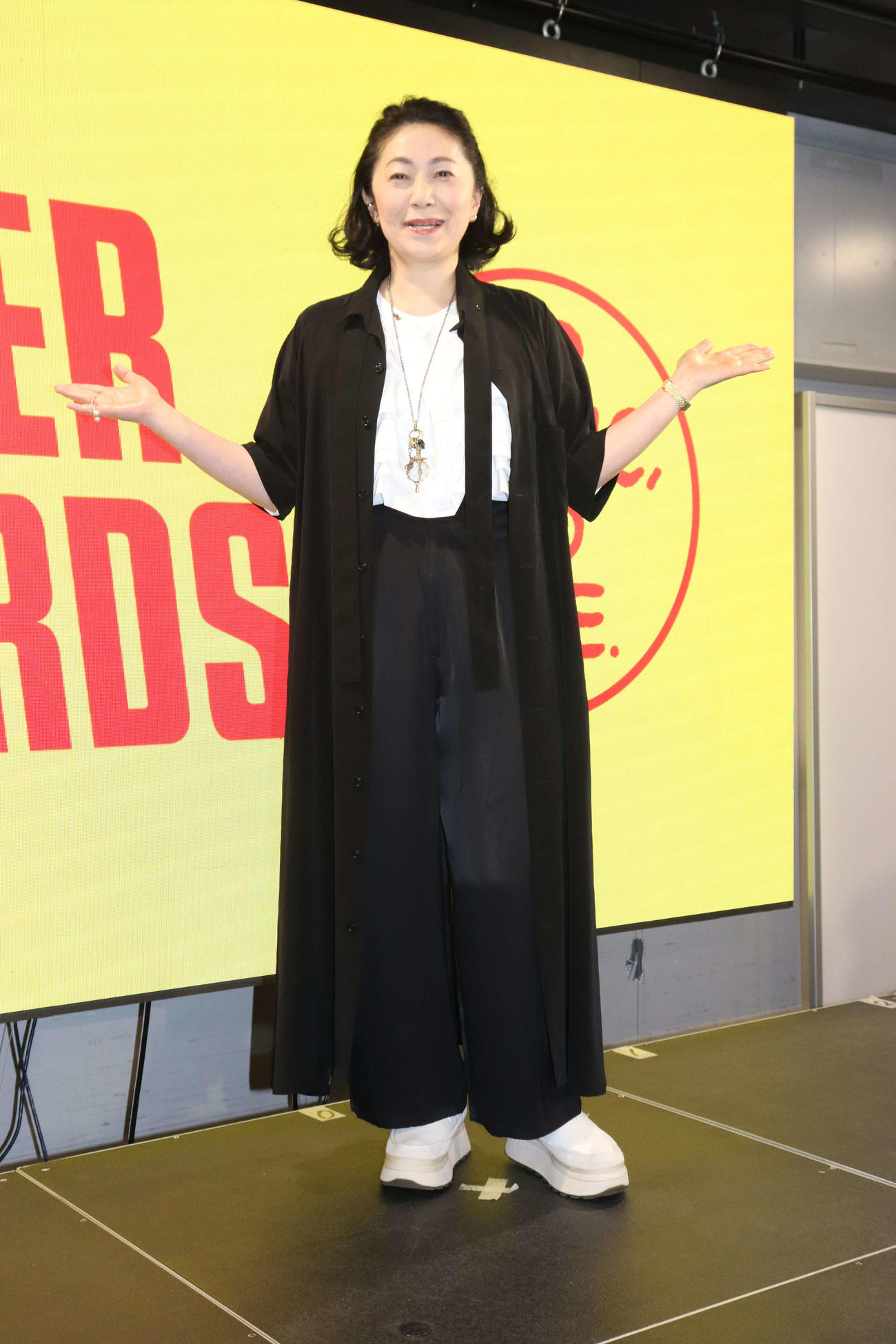 「デビュー51周年記念“さゆり祭り”約半世紀ぶりのサイン会」を行った石川さゆり（2023年4月23日撮影）