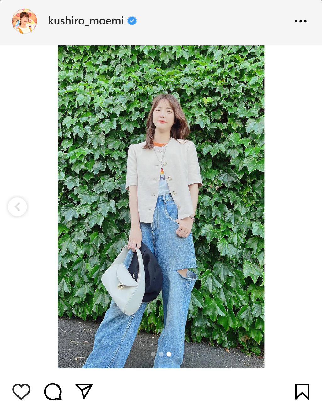 久代萌美のインスタグラムから