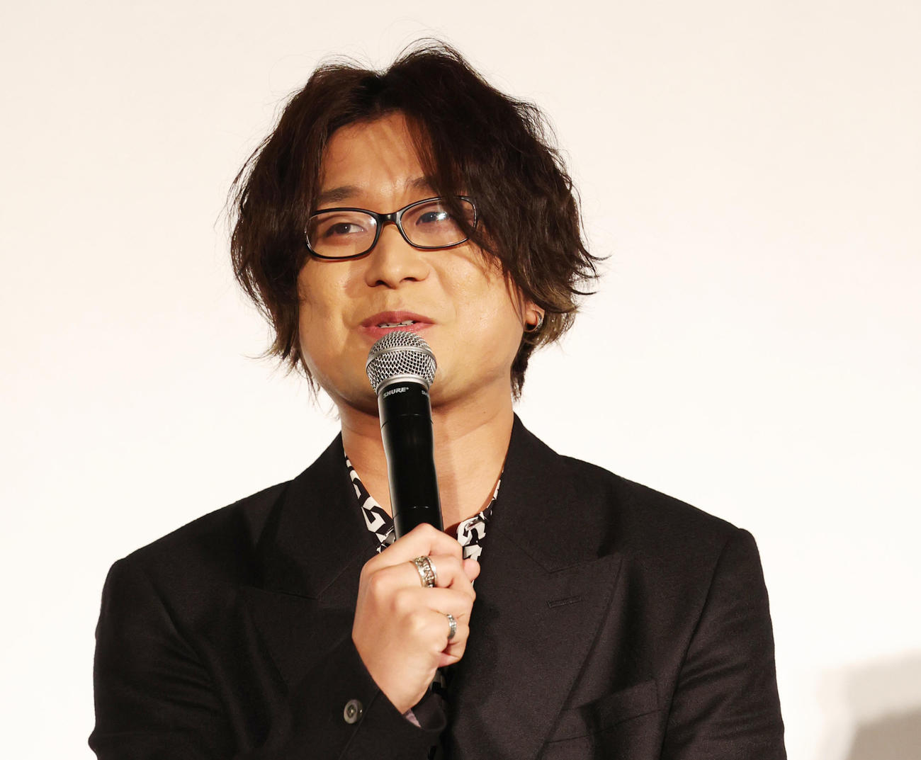 「THE FIRST SLAM DUNK」トークイベント上映会“COURT SIDE In THEATER”に出席した笠間淳（撮影・野上伸悟）