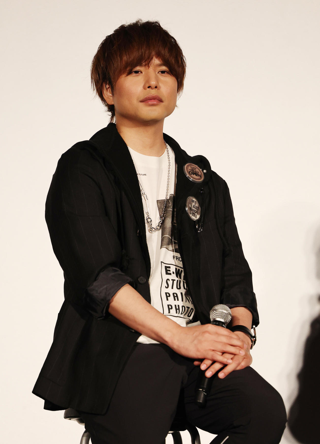 「THE FIRST SLAM DUNK」トークイベント上映会“COURT SIDE In THEATER”に出席した仲村宗悟（撮影・野上伸悟）