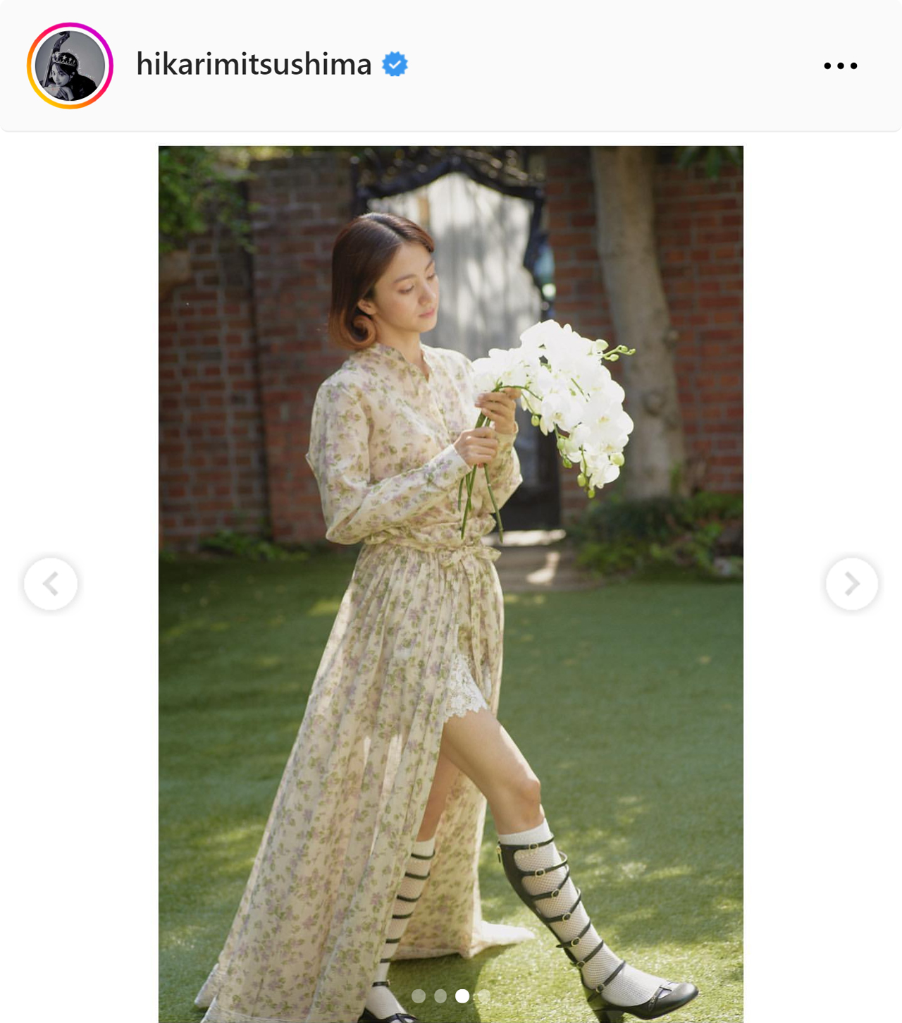満島ひかりのインスタグラムから