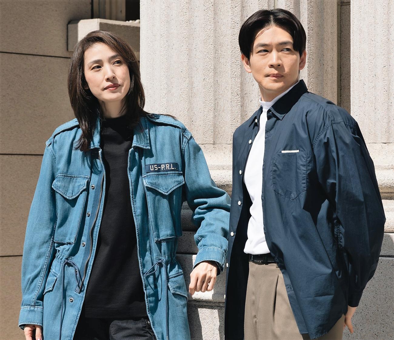 「合理的にあり得ない～探偵・上水流涼子の解明～」に出演する天海祐希、松下洸平（C）カンテレ