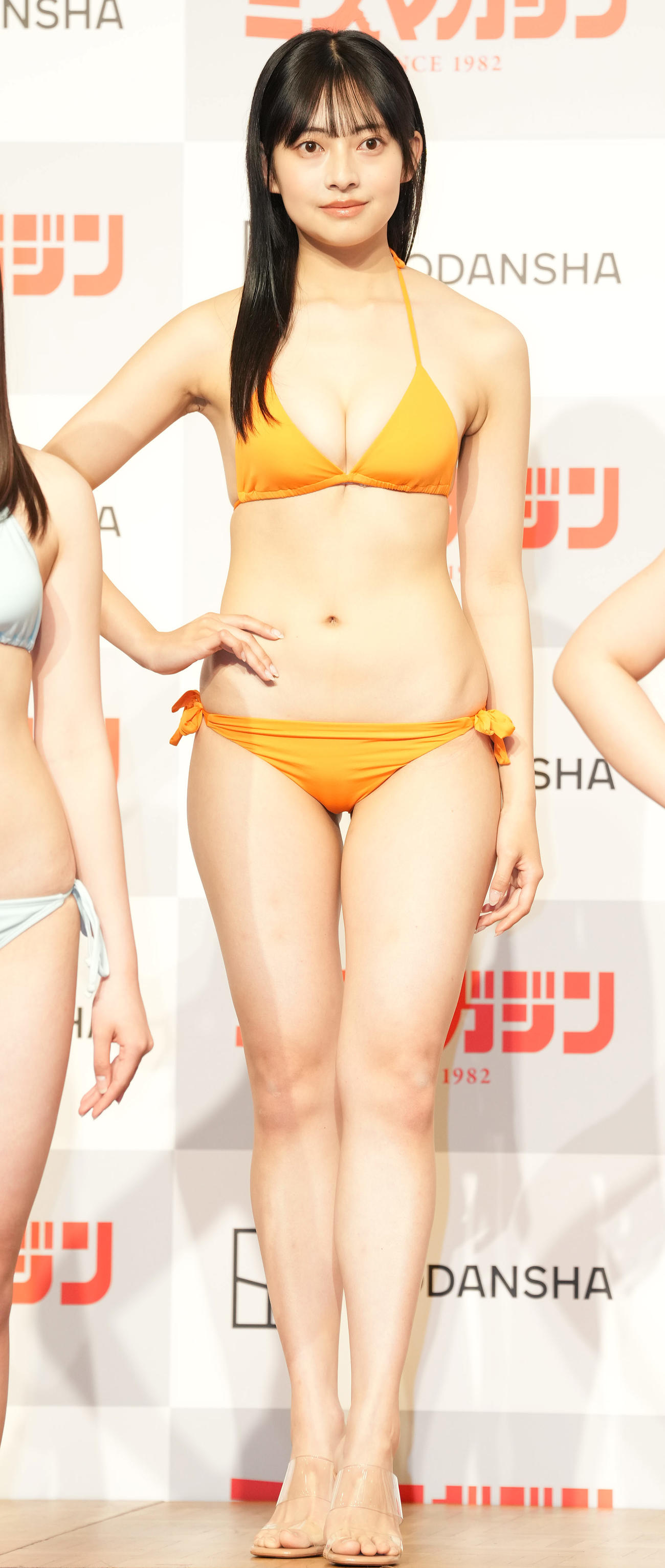 「ミスマガジン2023ベスト16お披露目イベント」に登壇した千葉祐夕（撮影・鈴木みどり）