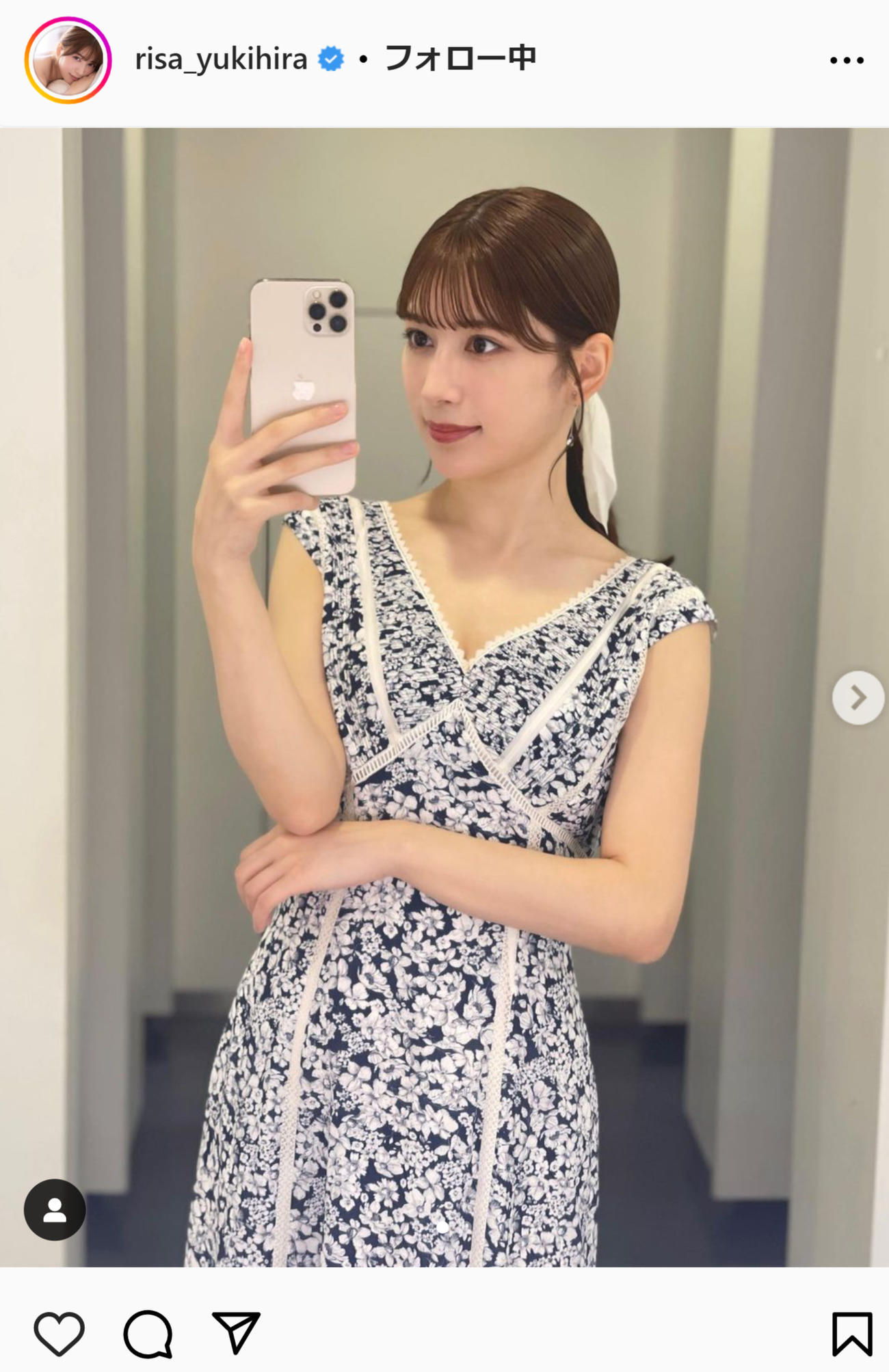雪平莉左のインスタグラムから