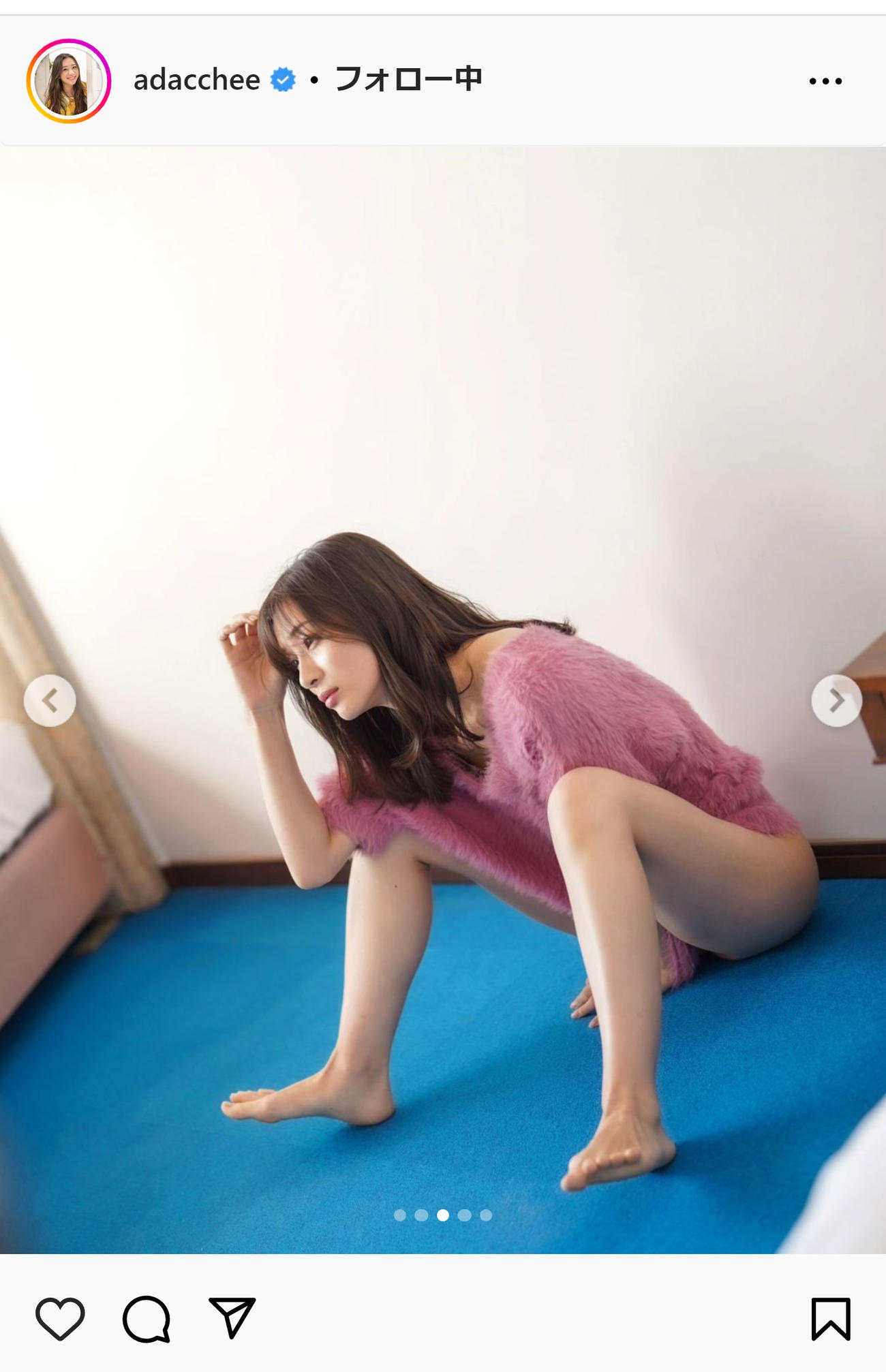 足立梨花のインスタグラムから