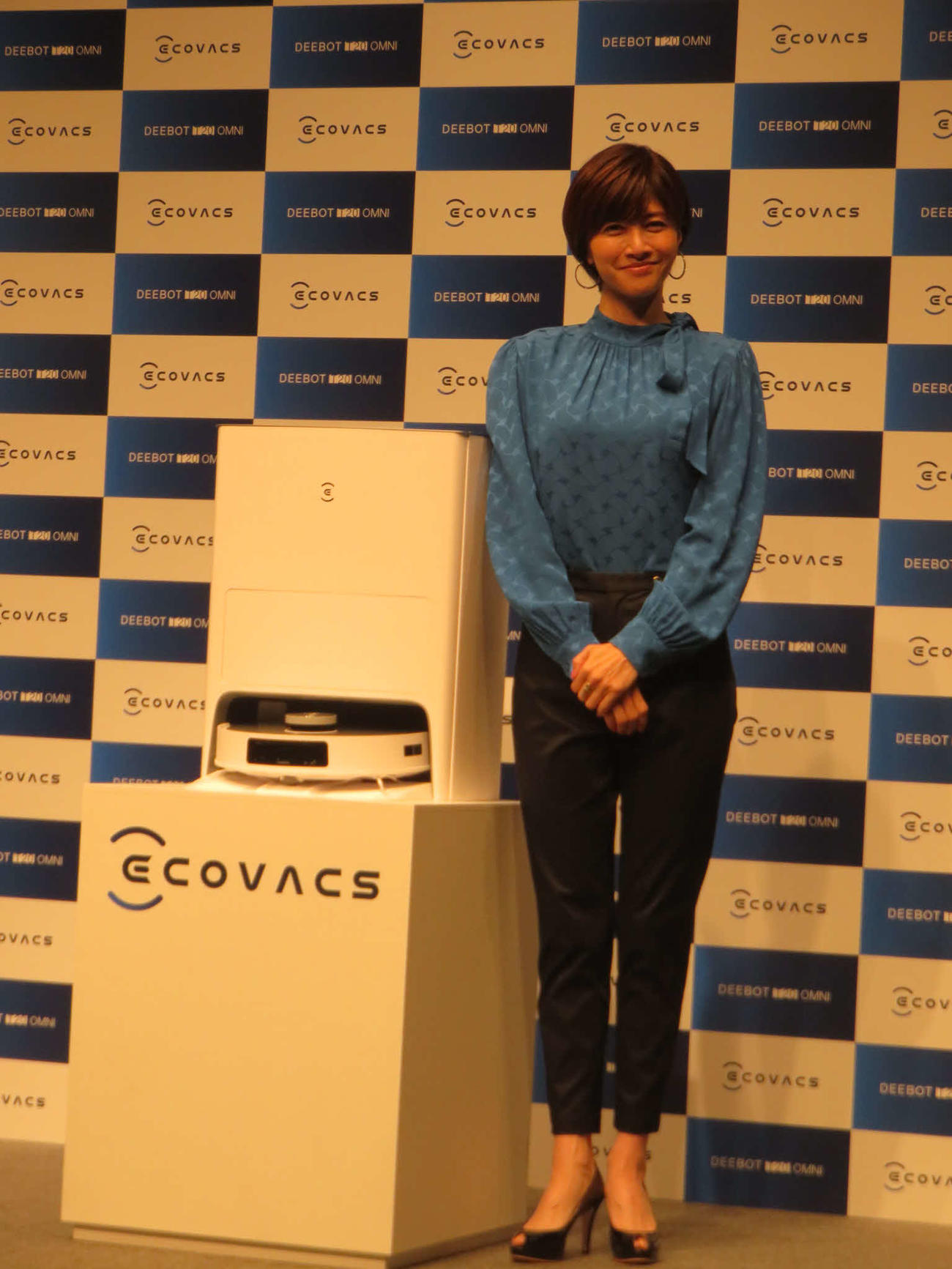 エコバックスジャパンのアンバサダーに就任した内田有紀