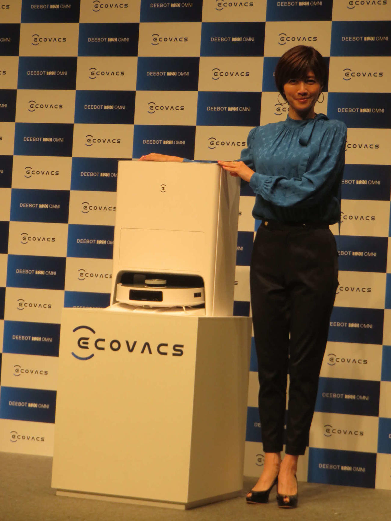 エコバックスジャパンのアンバサダーに就任した内田有紀