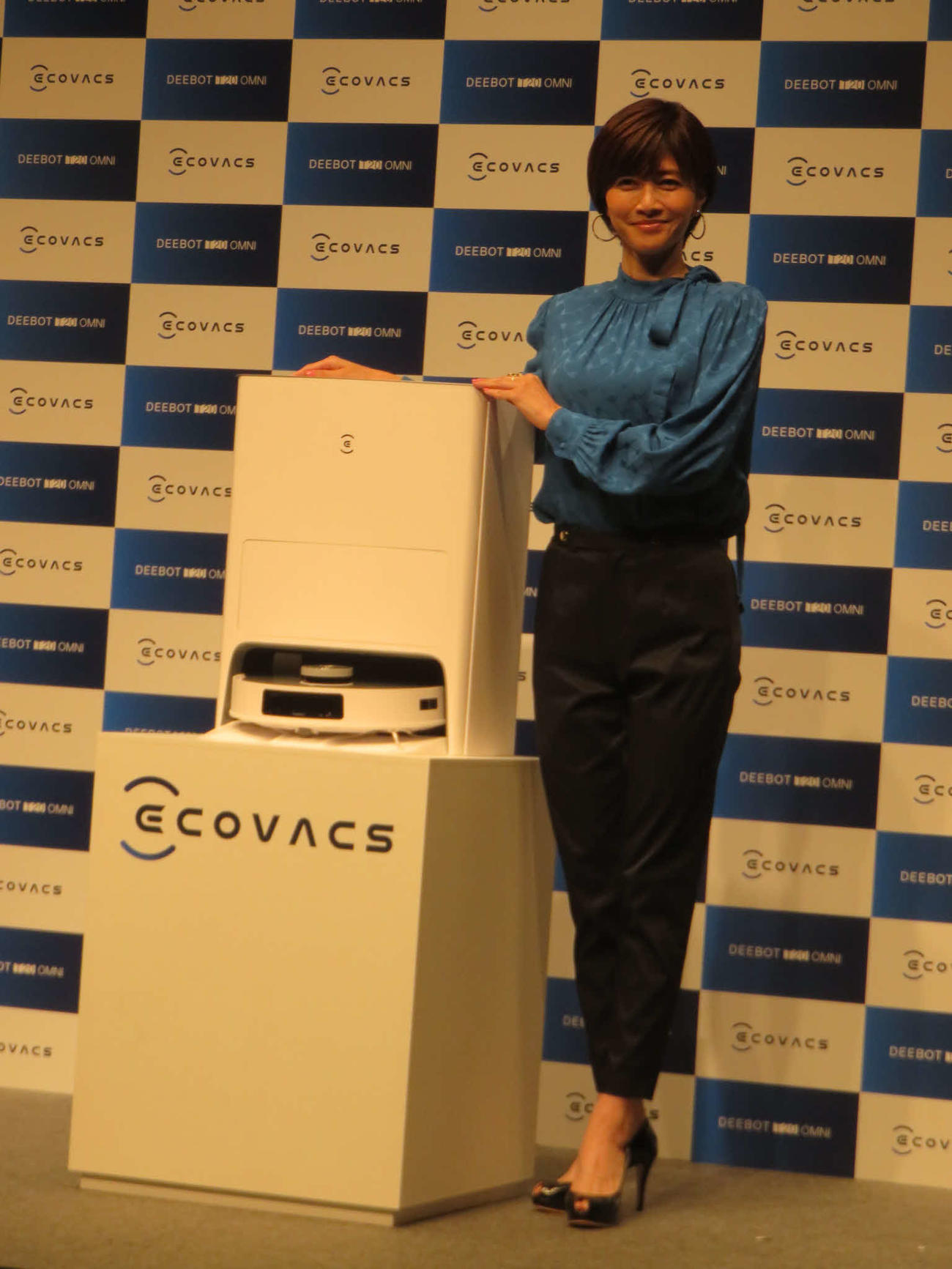 エコバックスジャパンのアンバサダーに就任した内田有紀