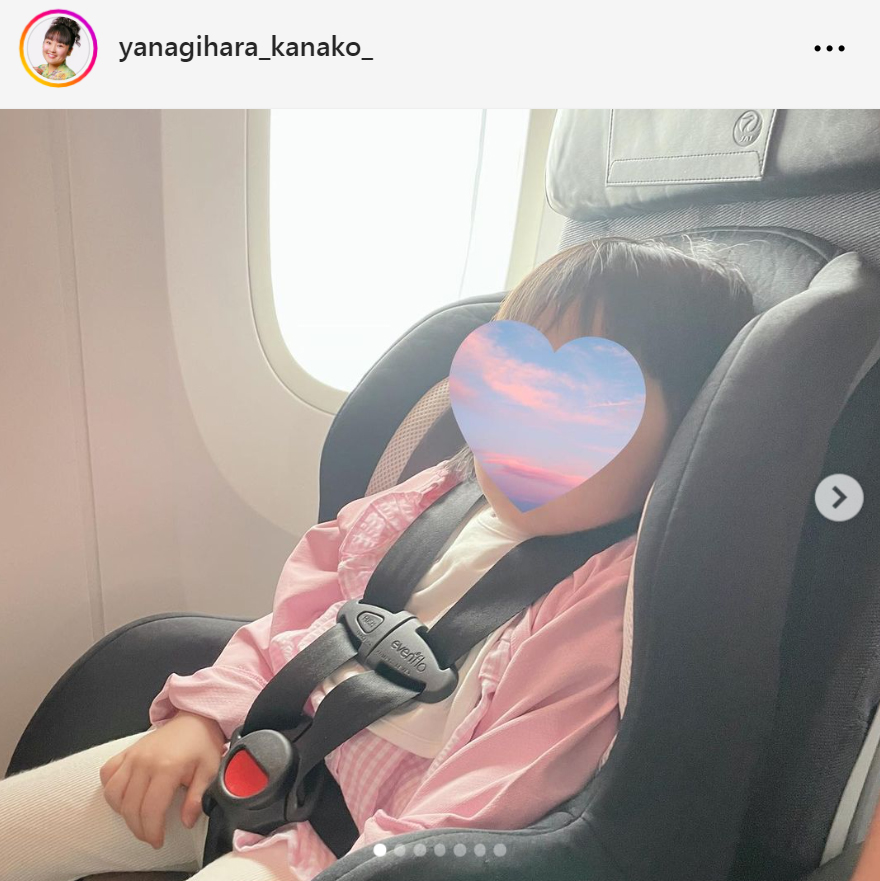 柳原可奈子のインスタグラムから