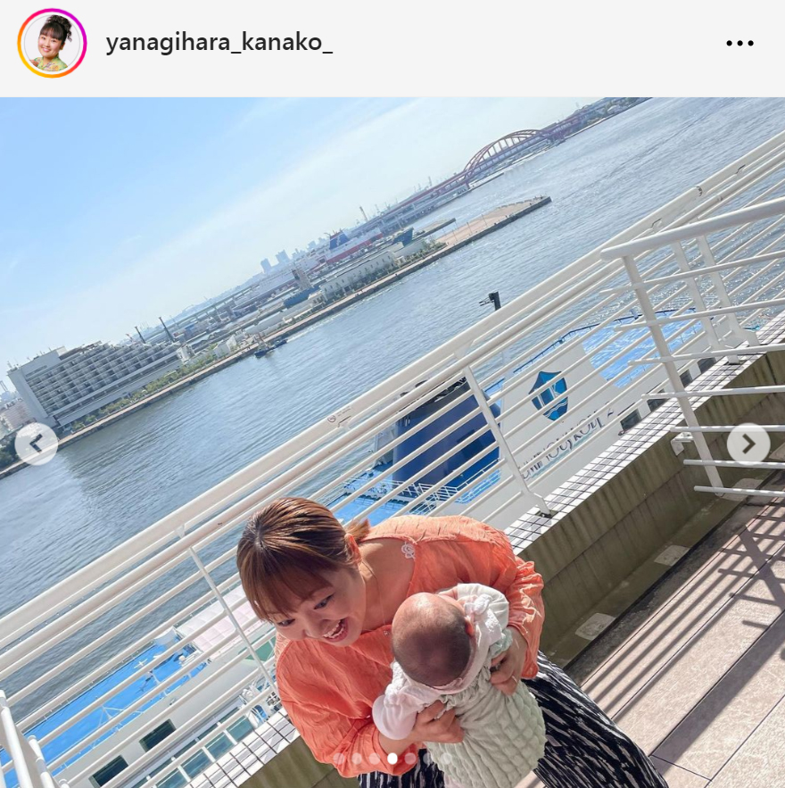 柳原可奈子のインスタグラムから