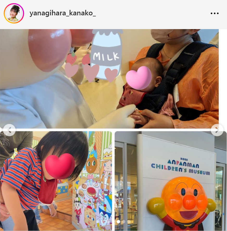 柳原可奈子のインスタグラムから