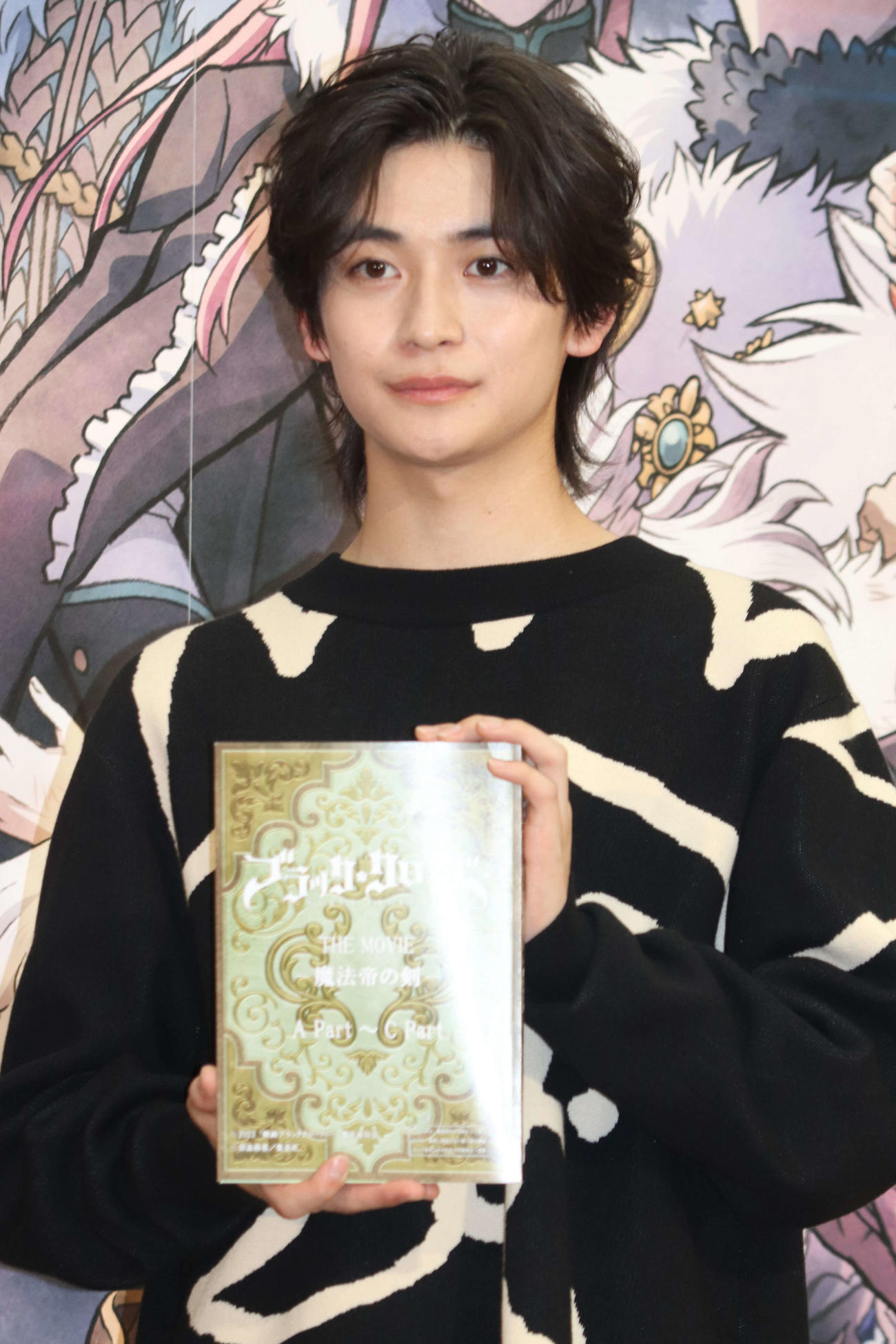 映画「ブラッククローバー　魔法帝の剣」公開アフレコイベントに登壇した高橋文哉（撮影・加藤理沙）
