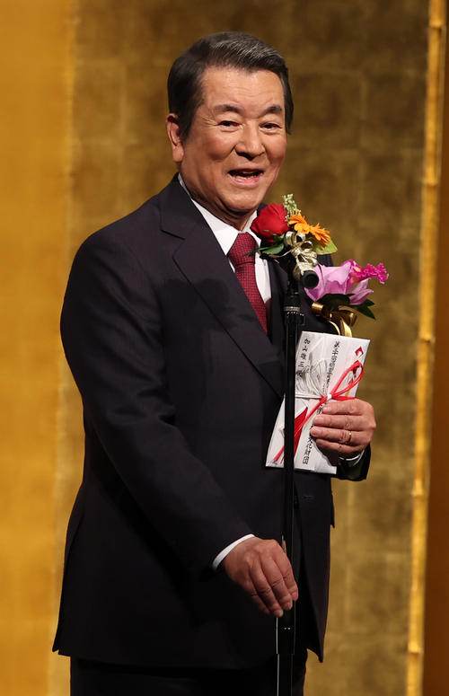 第31回橋田賞 特別賞を受賞した加山雄三(撮影・野上伸悟)