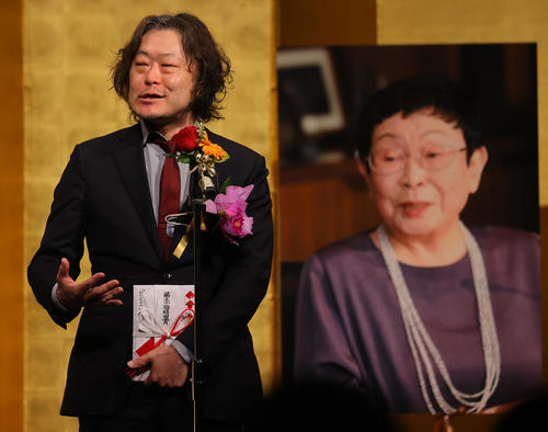 橋田賞を受賞したフジテレビ「Silent」の村瀬健氏(撮影・野上伸悟)