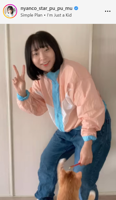 にゃんこスターのアンゴラ村長のインスタグラムから