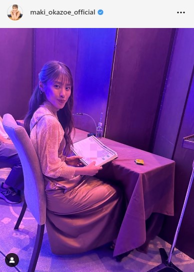 岡副麻希のインスタグラムから