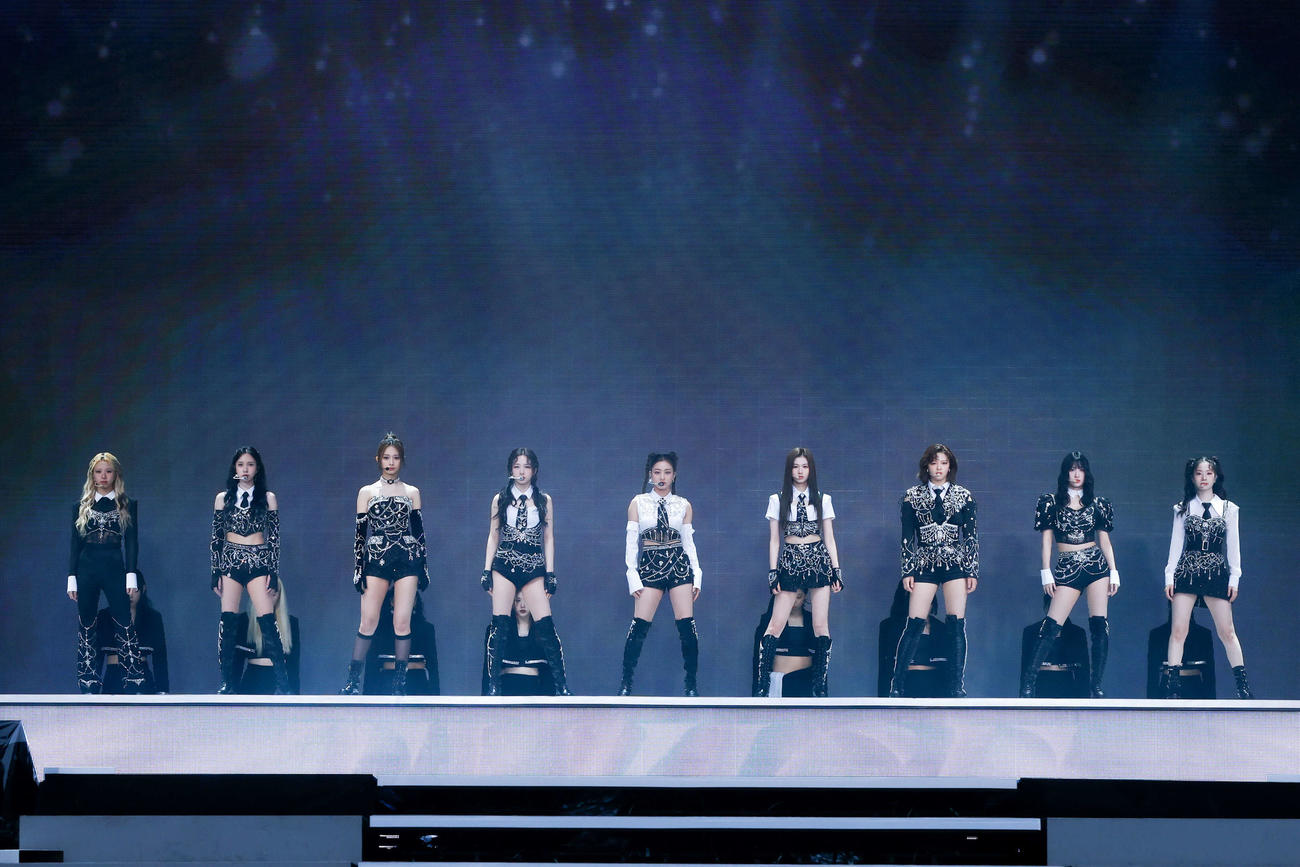 スタジアム公演を実施したTWICE（田中聖太郎氏撮影）