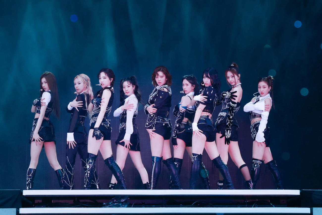スタジアム公演を実施したTWICE（田中聖太郎氏撮影）