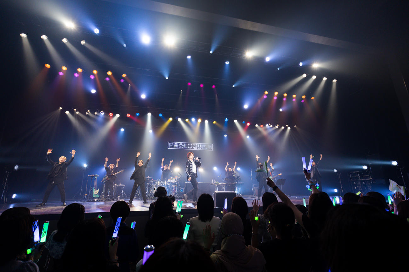 2nd LIVE「PROLOGUE.B」の千秋楽公演で熱唱する加藤大悟