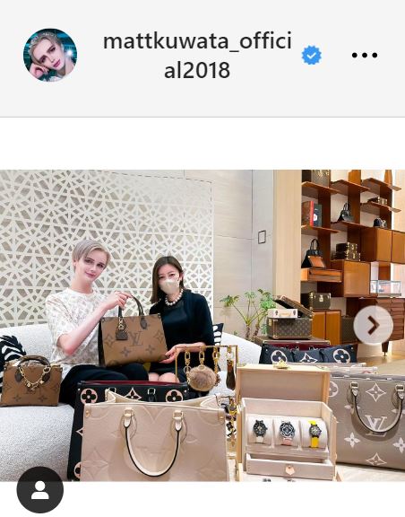 Mattのインスタグラムから