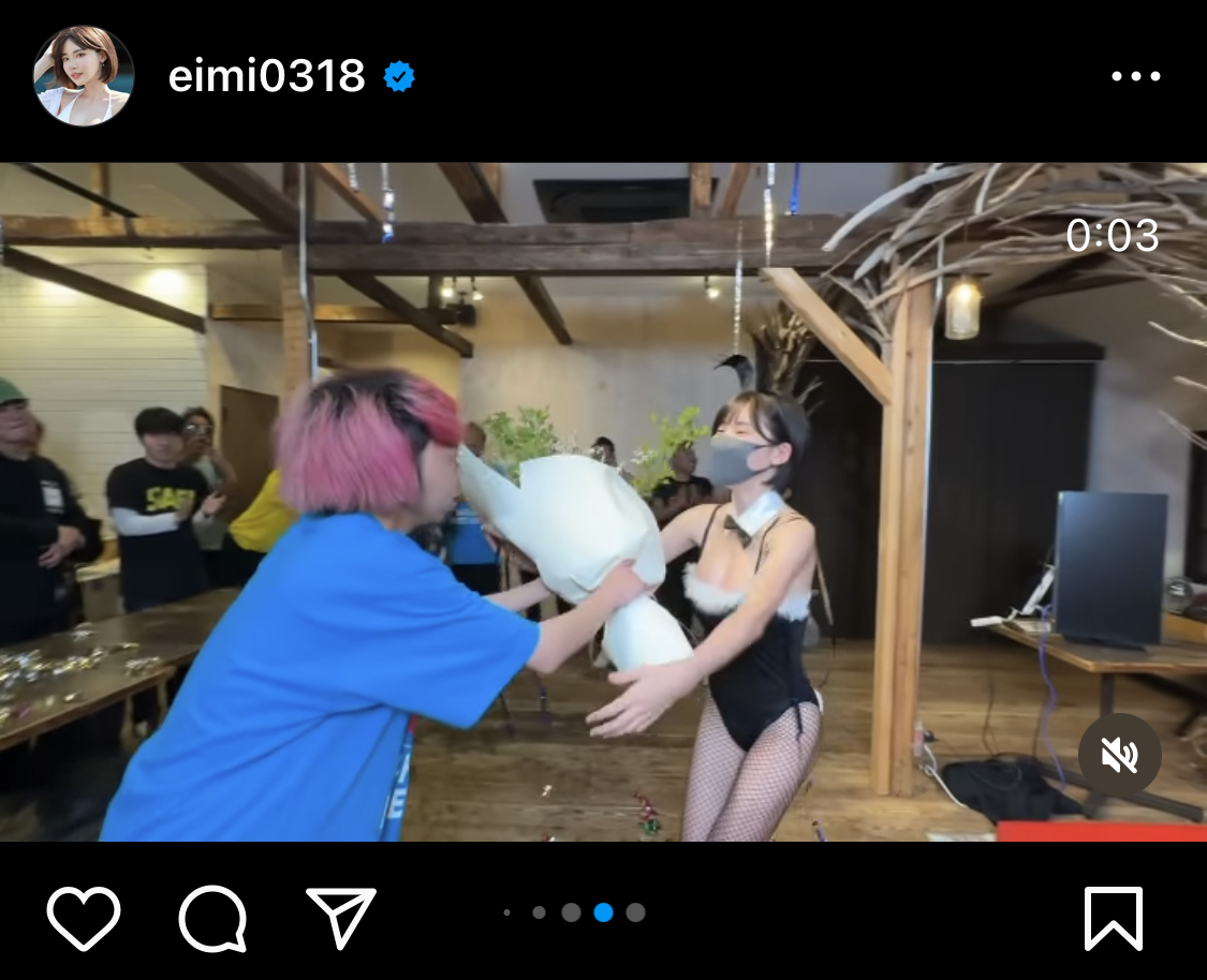 深田えいみのインスタグラムから