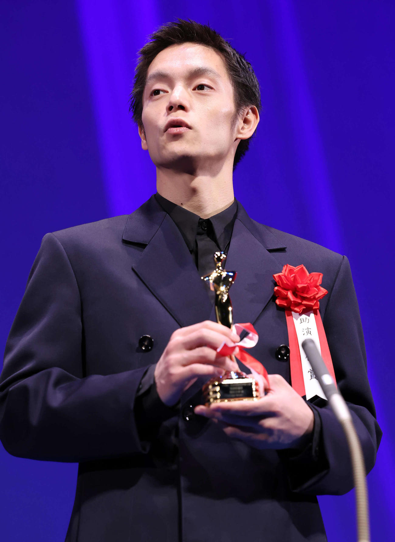 助演男優賞を受賞した窪田正孝（撮影・丹羽敏通）