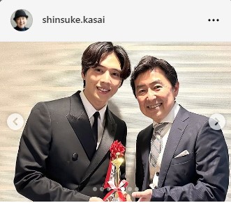 笠井信輔アナウンサーのインスタグラムから