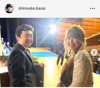 笠井信輔アナウンサーのインスタグラムから