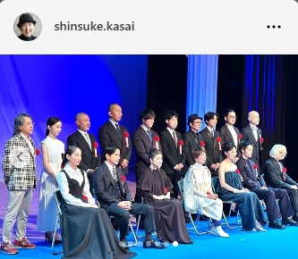 笠井信輔アナウンサーのインスタグラムから